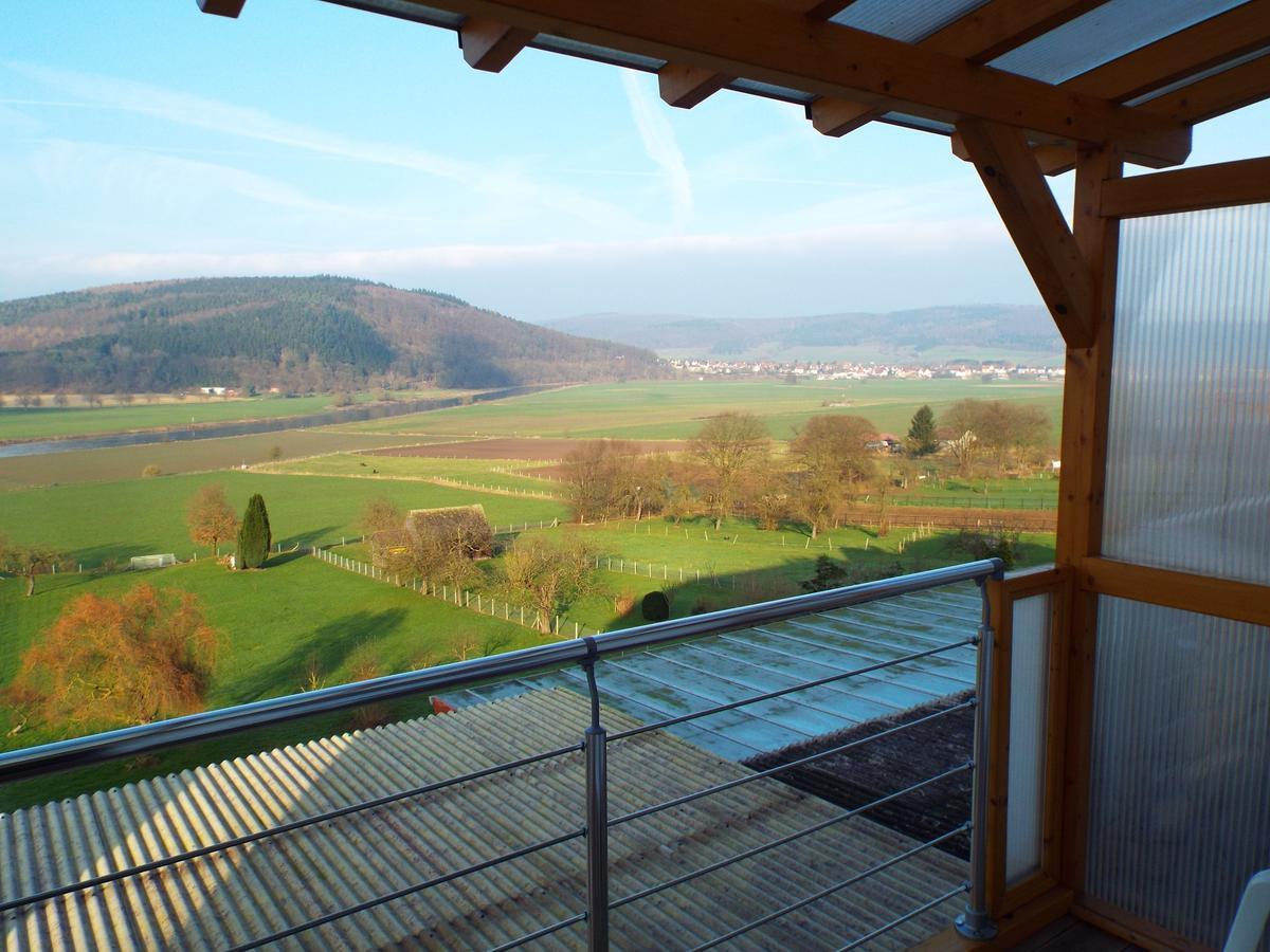 Hotel Garni Zum Reinhardswald Gewissenruh ภายนอก รูปภาพ